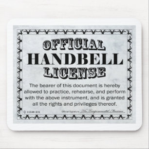 Mousepad Licença de Handbell