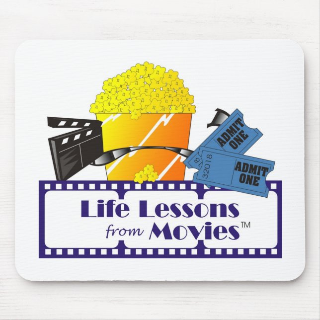 Mousepad Lições da vida do tapete do rato dos filmes (Frente)