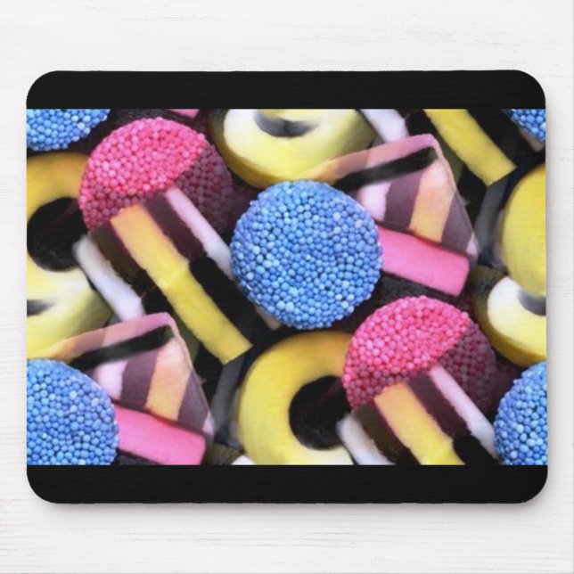 Mousepad licorice_bits_doce (Frente)