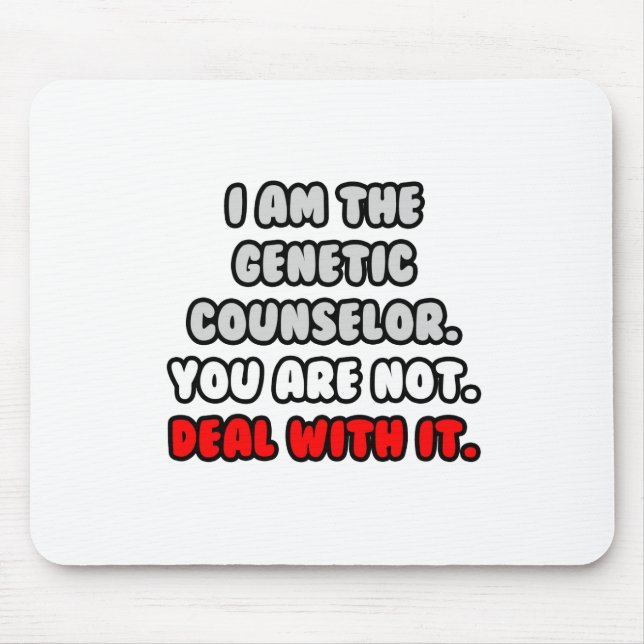 Mousepad Lidar Com Isso... Conselheiro Genético Engraçado (Frente)
