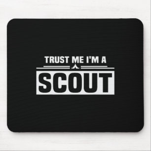 Mousepad Líder de Acampamento Pun da Vida de Escoteiro Hiki