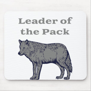 Mousepad Líder do Lobo de Pack