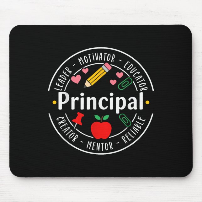 Mousepad Líder Principal Motivador Primeiro Dia de Volta às (Frente)