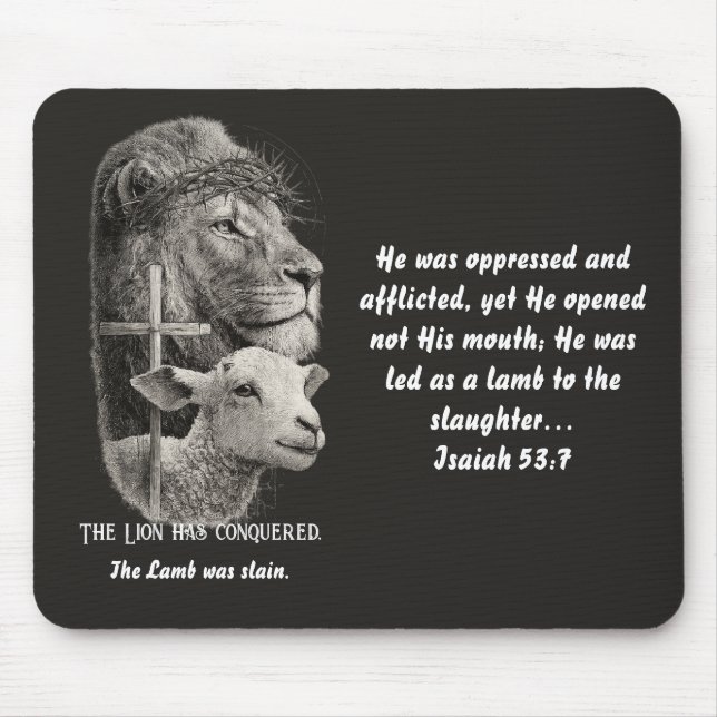 Mousepad Liderado, mas ainda Senhor - (Frente)