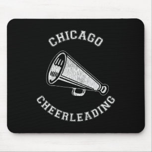 Mousepad Liderança de Chicago Angustiado Retro Cheerleader