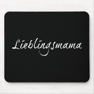 Mousepad Lieblingsmama - weiß 0001