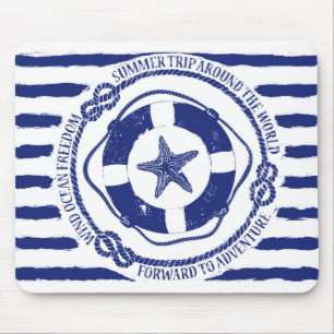 Mousepad Lifebuoy e estrela do mar