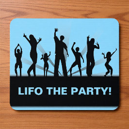 Mousepad Lifo a Festa Contador Engraçado Jogo de Mouse