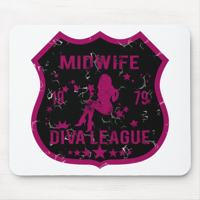 Mousepad Liga da diva da parteira (Frente)