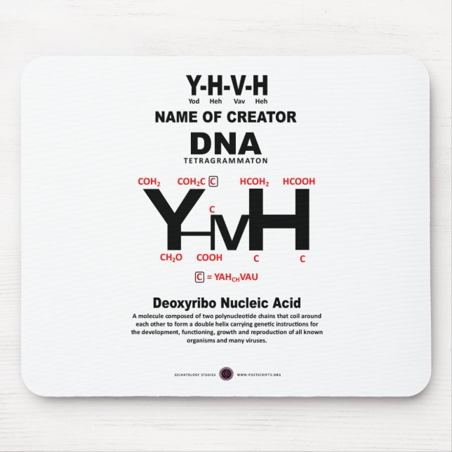 Mousepad Ligação Química do ADN-YHVH (Frente)