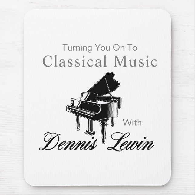 Mousepad Ligando Para Música Clássica (Frente)
