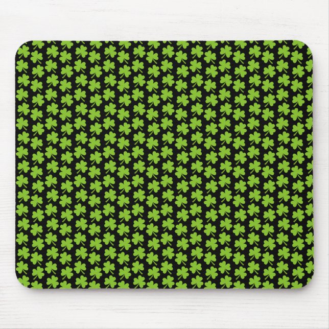 Mousepad Light Shamrocks Black (Frente)