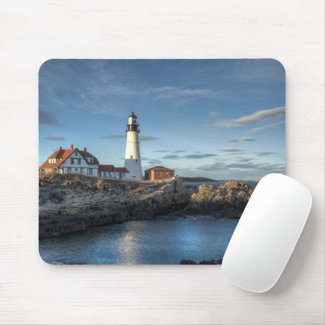 Mousepad Lighthouses | Portland Head Light Lighthouse (Com mouse)