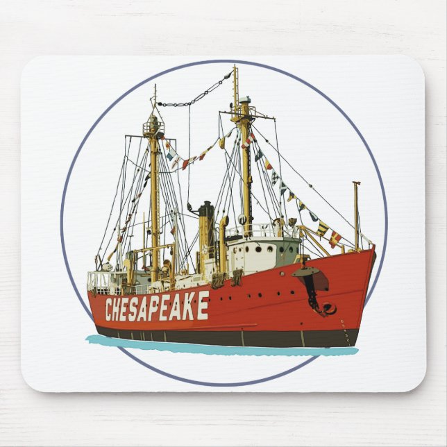 Mousepad Lightship Chesapeake (Frente)