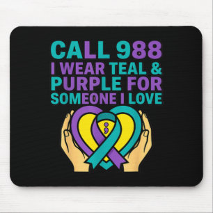 Mousepad Ligue 988 Eu Uso Verde Azul Claro E Roxo Por Algué