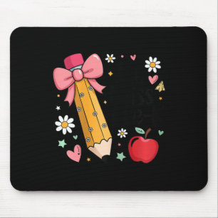 Mousepad Lil Miss Pré-k Crianças Meninas Lápis Arco Primeir