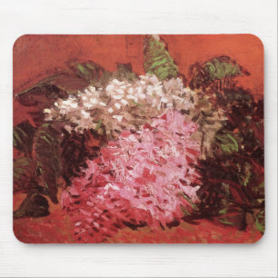 Mousepad Lilases Cor-de-Rosa por Vincent van Gogh, Natureza