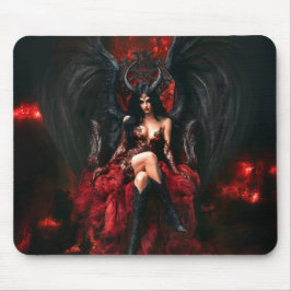 Mousepad Lilith, Deusa Escura, Oculta, Bruxaria, Gótica 2
