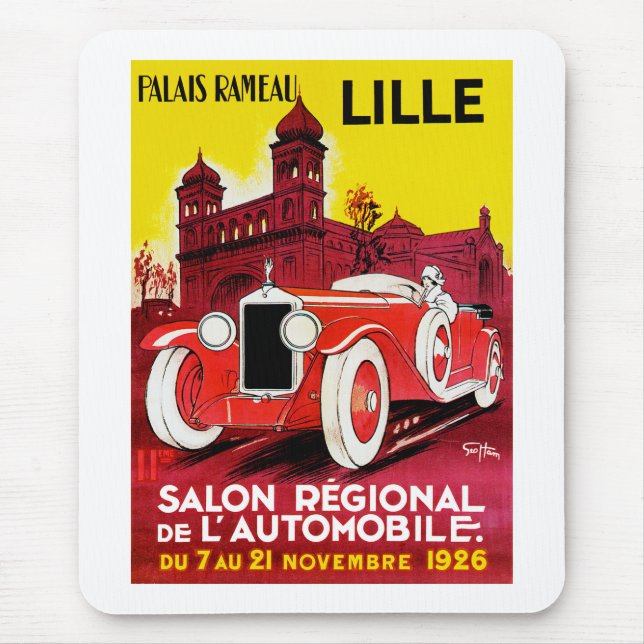 Mousepad Lille ~ Salon Regionale de L'Automobile (Frente)
