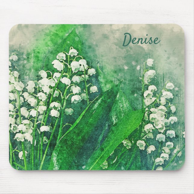 Mousepad Lily do Vale do Mouse Personalizado Pad (Frente)