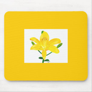 Mousepad Lily Green Amarelo deixa monstros personalizados