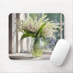 Mousepad Lily of the Valley Buquê By Window