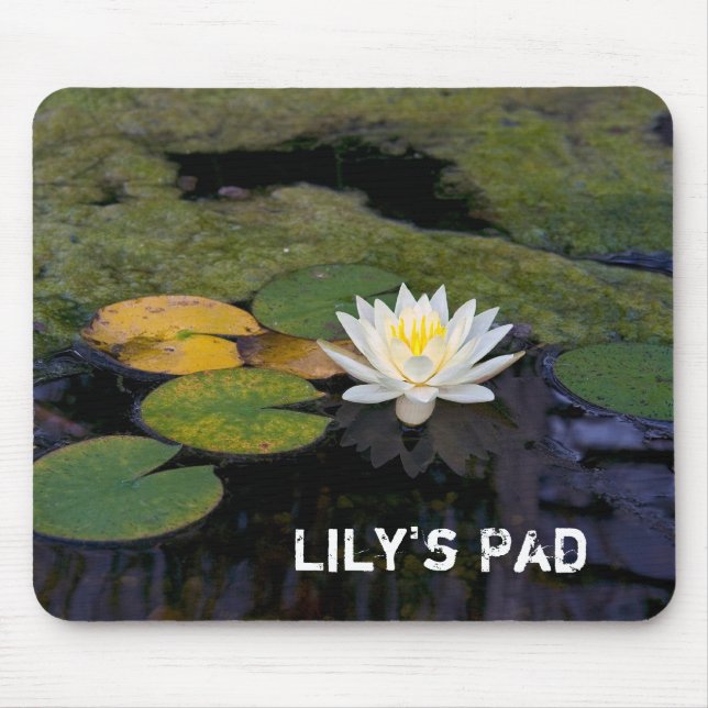 Mousepad Lily Pad na lagoa (Frente)