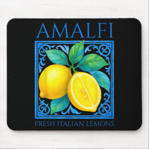 Mousepad Limões italianos frescos de Amalfi Verão Viagem Fé