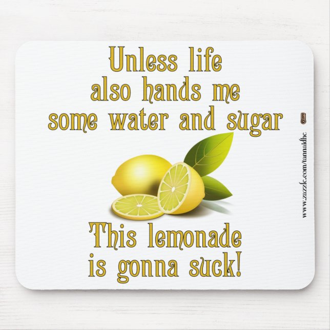 Mousepad Limonada fazer (Frente)