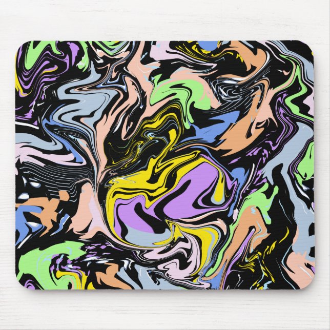 Mousepad Limpar Abstração (Frente)
