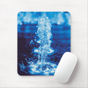 Mousepad Limpe o recurso de água azul em movimento