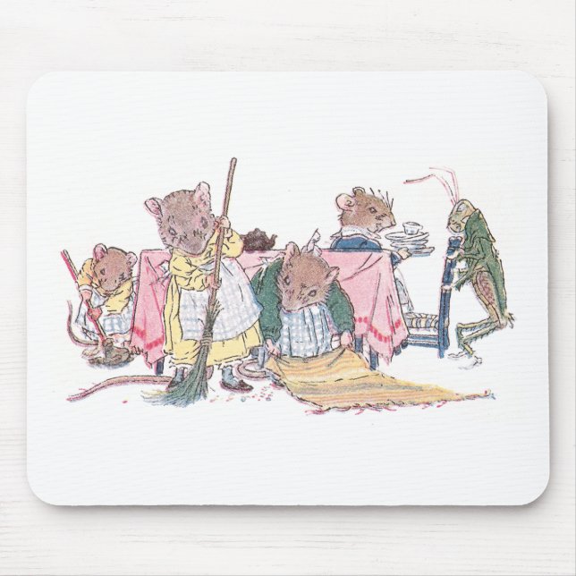 Mousepad Limpeza dos ratos, varrer, etc. (Frente)