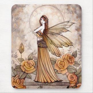 Mousepad Linda Almofada de Rato Fada Rosa por Molly Harriso