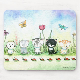 Mousepad Linda Almofada de Rato Gatito Cachorrinho Joaninha