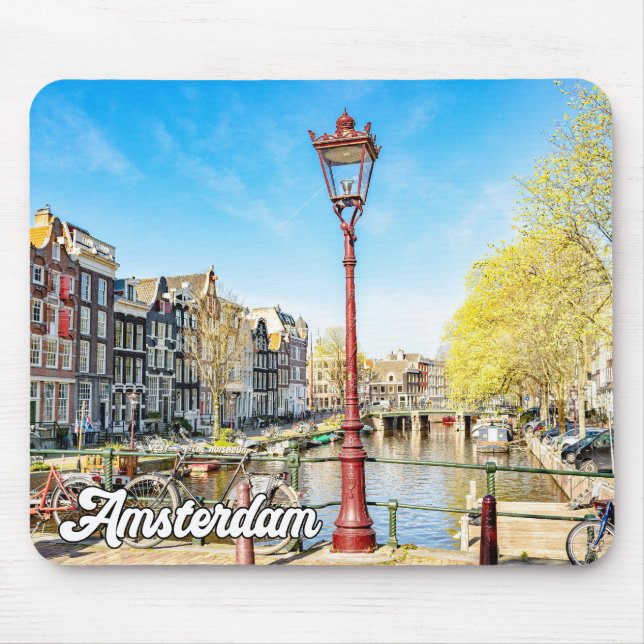 Mousepad Linda Amsterdã, Países Baixos (Frente)