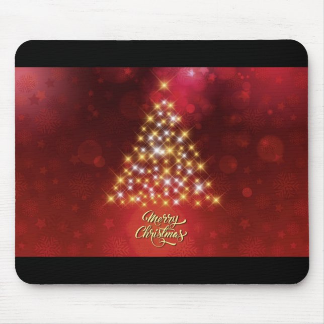 Mousepad Linda árvore de Natal (Frente)