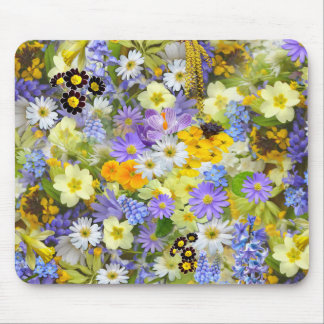 Mousepad Linda Cama Colorida de Flores