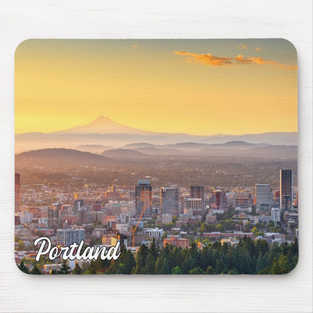 Mousepad Linda Cidade De Portland, Oregon (Frente)