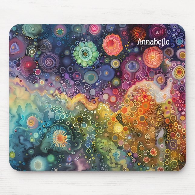 Mousepad Linda Colorida Impressionante De Volta À Escola (Frente)