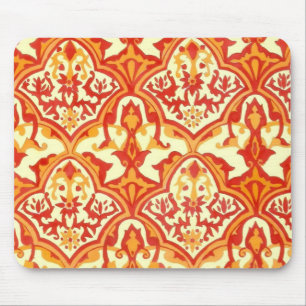 Mousepad Linda cor vermelha e laranja padrão (vencedora do