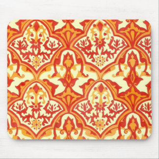 Mousepad Linda cor vermelha e laranja padrão (vencedora do