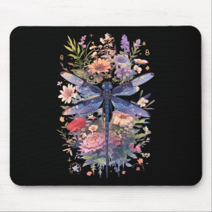 Mousepad Linda Dragonfly Watercolor Art Insect Lover Ea