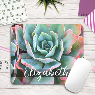 Mousepad Linda Fotografia do Cactus Verde - Script Personal