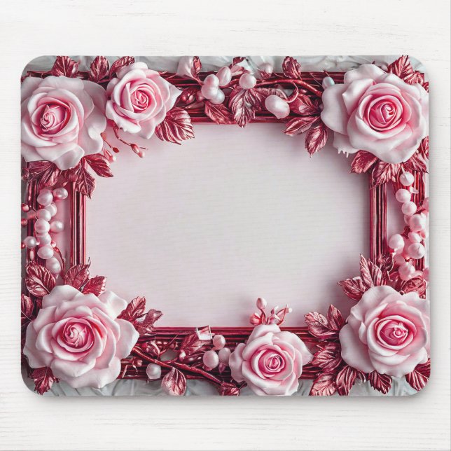 Mousepad Linda Frame Floral (Frente)