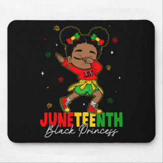 Mousepad Linda Garotinha Negra Dabbing Princesa Negra Jun