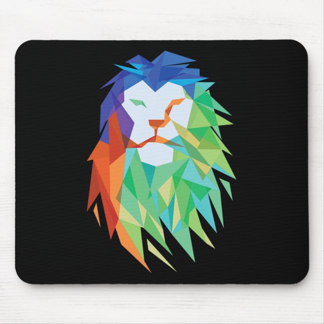 Mousepad Linda Gato De Leão Da África (Frente)