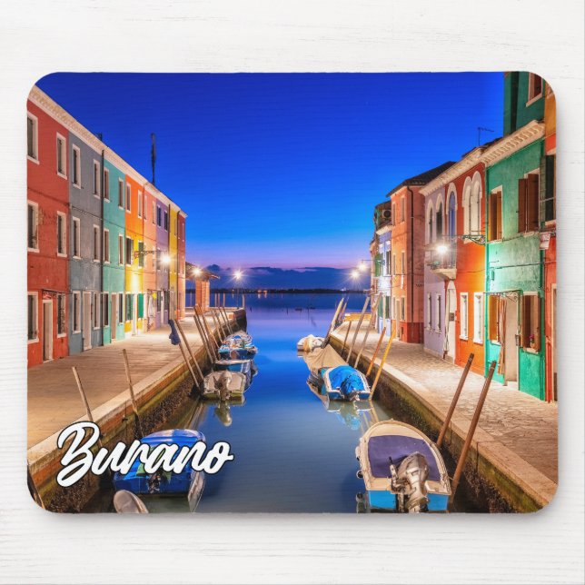 Mousepad Linda Ilha De Burano, Itália (Frente)