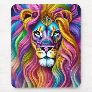 Mousepad Linda Leão com Principal Colorido