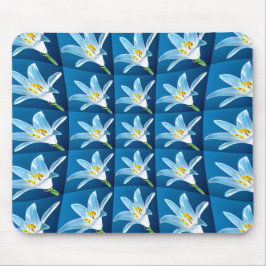 Mousepad Linda Lily Branca Padrão