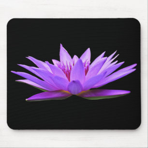 Mousepad Linda Lily De Água Flutuante Roxa